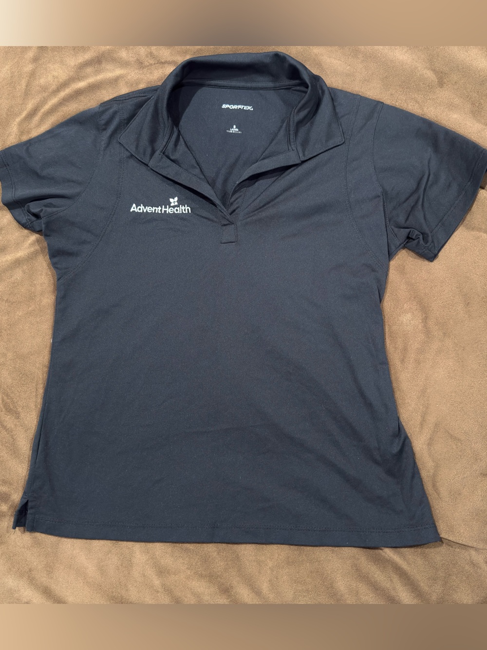 AdventHealth Women’s Black Polo Shirt
